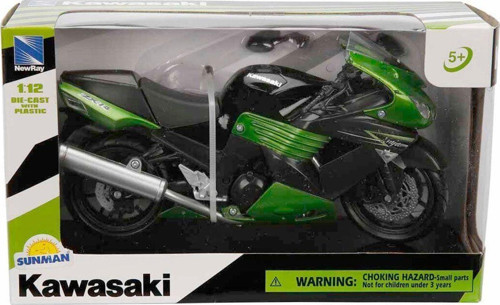 57433 1:12 Kawasaki ZX-14 2011 Model Motor -Sunman Kız Erkek Çocuk Oyuncak Eğitici Oyuncaklar