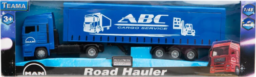 Man Model Mavi Kargo Tırı Kız Erkek Çocuk Oyuncak Eğitici Oyuncaklar