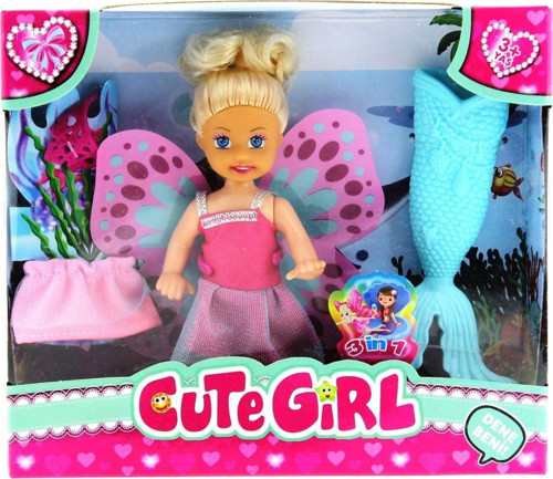 Cute Girl Mini Bebek Denizkızı Seti Kız Erkek Çocuk Oyuncak Eğitici Oyuncaklar