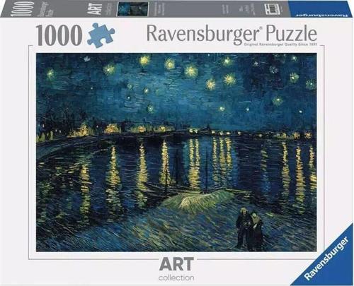 12000064 Van Gogh The Starry Night 1000 parça Ravensburger Puzzle Kız Erkek Çocuk Oyuncak Eğitici Oy