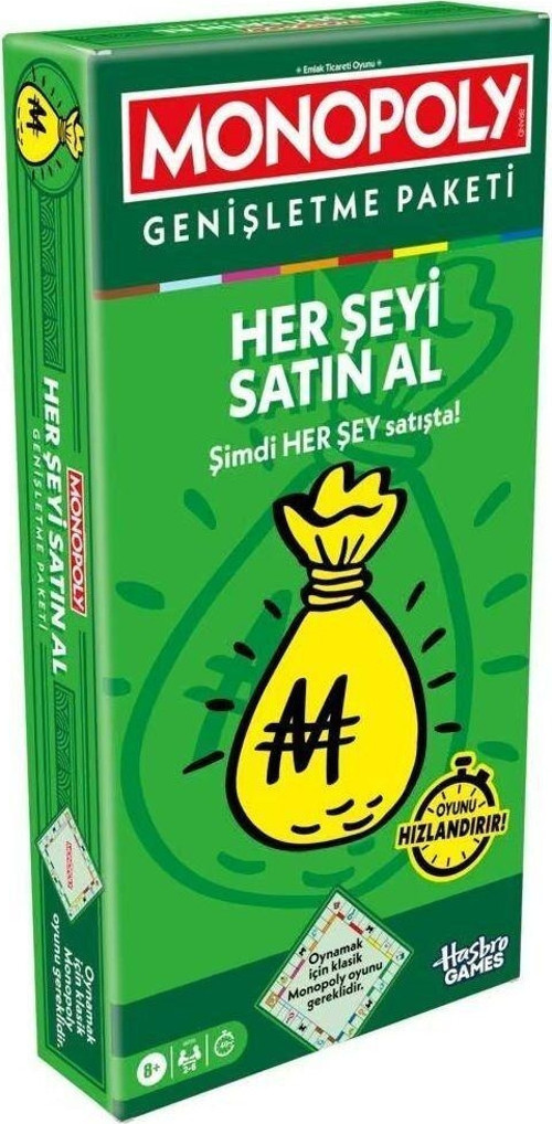 G0720 Monopoly Her Şeyi Al - Genişletme Paketi Kız Erkek Çocuk Oyuncak Eğitici Oyuncaklar
