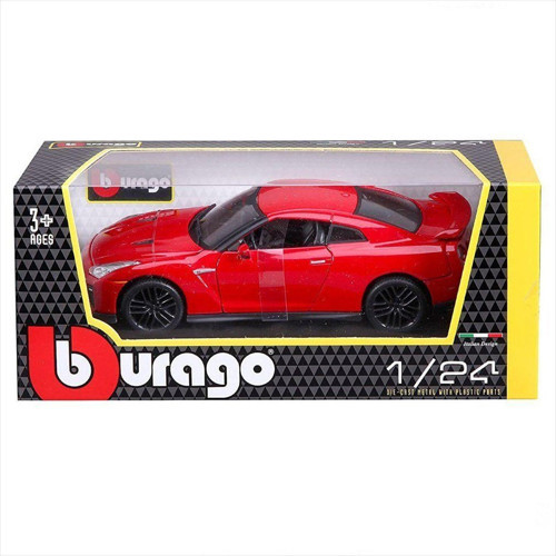 21082 Burago 1:24 Nissan GT-R 2017 Model Araba Kız Erkek Çocuk Oyuncak Eğitici Oyuncaklar