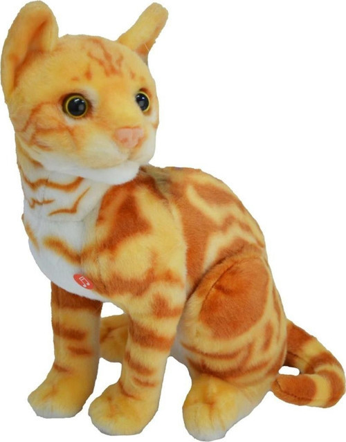 43cm PELUŞ KEDİ HALLEY - 1adet Stokta Olan Gönderilir Kız Erkek Çocuk Oyuncak Eğitici Oyuncaklar
