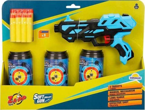 2561 Zapp Sünger Dart Atan Silah Kız Erkek Çocuk Oyuncak Eğitici Oyuncaklar