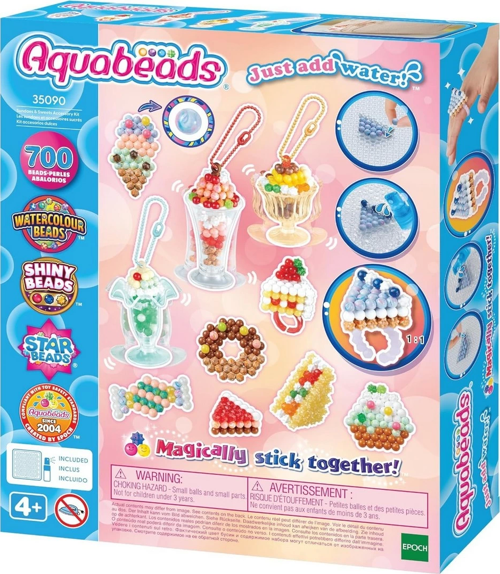 Aqua Beads Dondurma ve Tatlı Aksesuar Kiti Kız Erkek Çocuk Oyuncak Eğitici Oyuncaklar