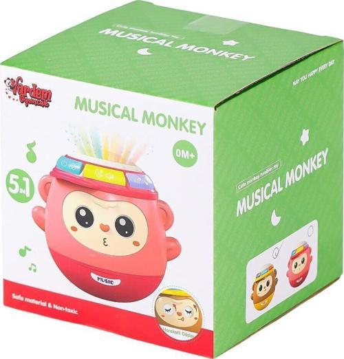 BIB-6005 Maymun Projeksiyon 5IN1 Oyuncak Kız Erkek Çocuk Oyuncak Eğitici Oyuncaklar