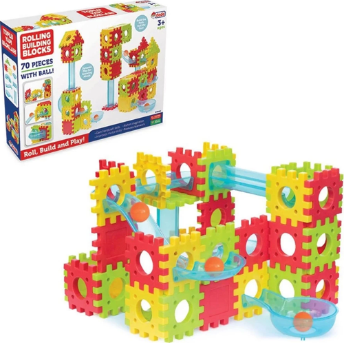 Toplu Yapı Blokları 70 Parça Kız Erkek Çocuk Oyuncak Eğitici Oyuncaklar