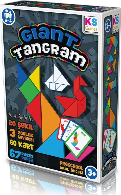 KS Games Eğitici Oyunlar Gıant Tangram Kız Erkek Çocuk Oyuncak Eğitici Oyuncaklar