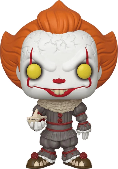 Funko POP Deluxe Movies IT Chapter 1 Pennywise w/ Boat 10 Kız Erkek Çocuk Oyuncak Eğitici Oyuncaklar