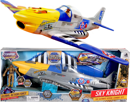 The Corps Universe Sky Knight Askeri Jet Kız Erkek Çocuk Oyuncak Eğitici Oyuncaklar