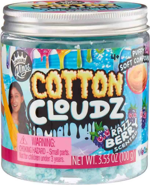 Slime Cotton Cloudz Razz Berry 150 gr Kız Erkek Çocuk Oyuncak Eğitici Oyuncaklar