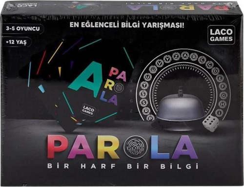 PAROLA OYUNU -LÇ Kız Erkek Çocuk Oyuncak Eğitici Oyuncaklar