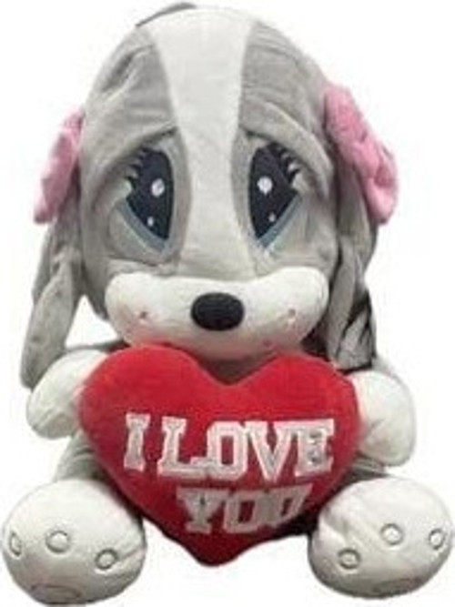 PELUŞ 40CM ÜZGÜN KÖPEK HALLEY Kız Erkek Çocuk Oyuncak Eğitici Oyuncaklar