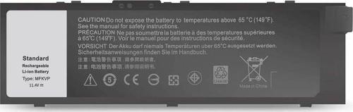 Dell Precision 7520 Versiyon P53F, P53F002 Batarya ile Uyumlu Pil