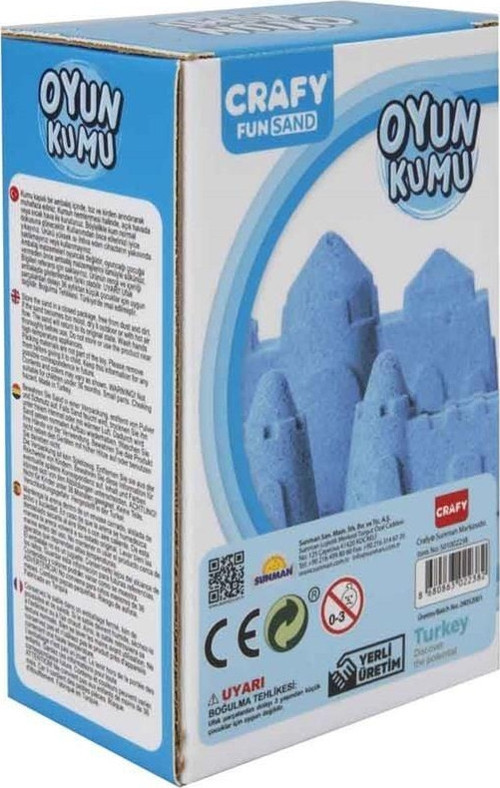 OYUN KUMU 500GR MAVİ -SUN Kız Erkek Çocuk Oyuncak Eğitici Oyuncaklar