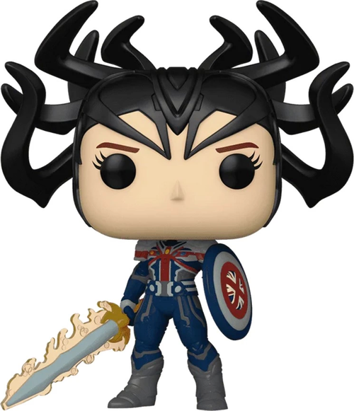 Funko POP Marvel: What If S2 - Infinity Captain Carter Kız Erkek Çocuk Oyuncak Eğitici Oyuncaklar