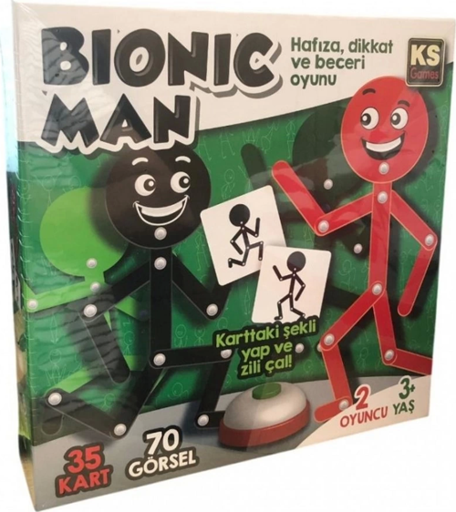 Bionic Man Kutu Oyunu Kız Erkek Çocuk Oyuncak Eğitici Oyuncaklar