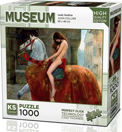 Ks Games Lady Godiva Puzzle 1000 Parça 20706 Kız Erkek Çocuk Oyuncak Eğitici Oyuncaklar