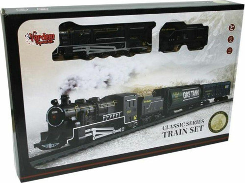 FF-1601C-1 Işıklı ve Sesli 18 Parça Classic Tren Kız Erkek Çocuk Oyuncak Eğitici Oyuncaklar