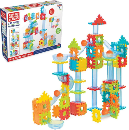 Toplu Yapı Blokları 138 Parça Kız Erkek Çocuk Oyuncak Eğitici Oyuncaklar