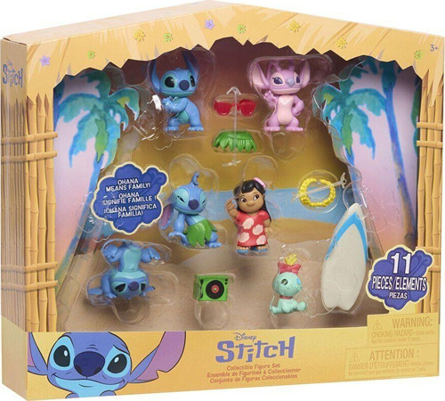 TTC41000 Stitch 6lı Mini Figür Set Kız Erkek Çocuk Oyuncak Eğitici Oyuncaklar