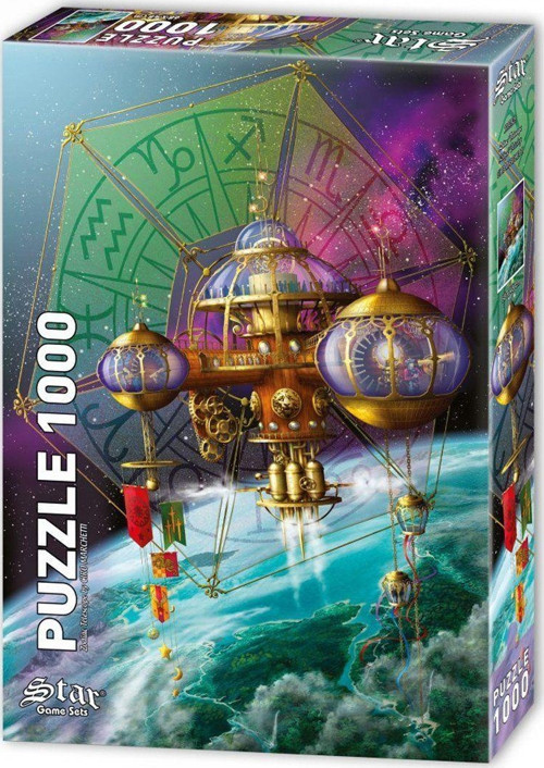 1100929 Zodyak Teleskop 1000 Parça Puzzle ,Star Kız Erkek Çocuk Oyuncak Eğitici Oyuncaklar