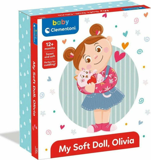 17737 Baby Clementoni - Sevimli Bebeğim Kız Erkek Çocuk Oyuncak Eğitici Oyuncaklar