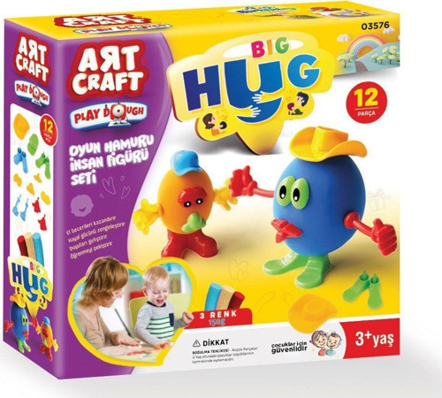03576 Dede, İnsan Figürü Seti Oyun Hamuru 150 gr / +3 yaş Kız Erkek Çocuk Oyuncak Eğitici Oyuncaklar