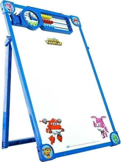 Harika Kanatlar Abaküs ve Saatli Mıknatıslı Yazı Tahtası Kız Erkek Çocuk Oyuncak Eğitici Oyuncaklar