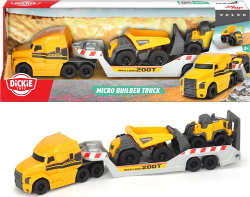 Dickie Mack Volvo İnşaat Aracı 32cm Kız Erkek Çocuk Oyuncak Eğitici Oyuncaklar