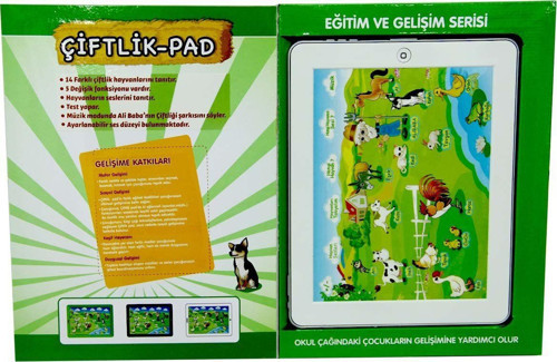 Eğitici Çiftlik Pad Kız Erkek Çocuk Oyuncak Eğitici Oyuncaklar