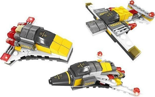 Ausini Assembling Master 3 in 1 63 Parça Uzay Araçları Kız Erkek Çocuk Oyuncak Eğitici Oyuncaklar
