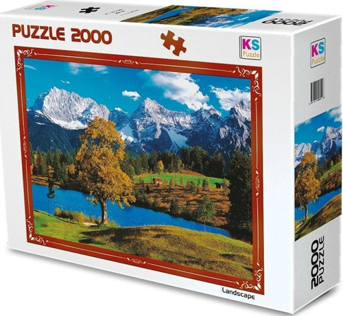 KS Puzzle 2000 Parça Bavarian Alps Kız Erkek Çocuk Oyuncak Eğitici Oyuncaklar