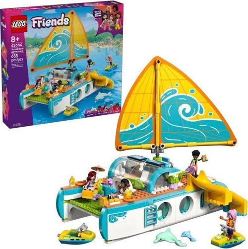 42664 Lego Friends Gezi Teknesi Macerası 685 parça +8 yaş Kız Erkek Çocuk Oyuncak Eğitici Oyuncaklar