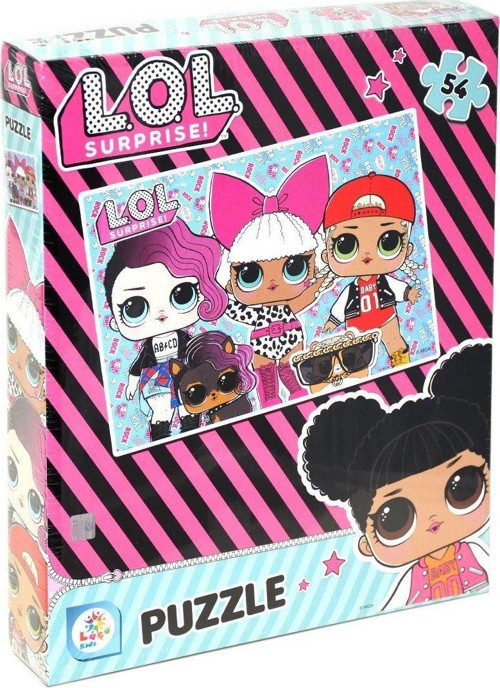 LOL7585 Laço Kids L.O.L. 54 Parça Puzzle Kız Erkek Çocuk Oyuncak Eğitici Oyuncaklar