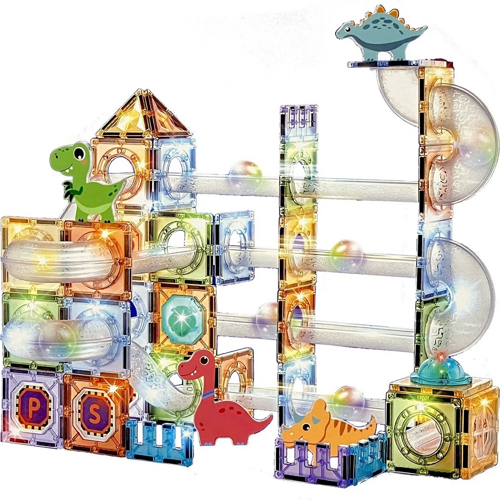 Magnetic Tiles Light Version 108 Parça Kız Erkek Çocuk Oyuncak Eğitici Oyuncaklar