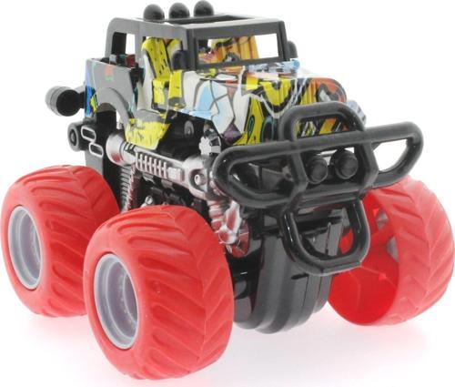 Die Cast Off Road Dev Kırmızı Teker Araba Kız Erkek Çocuk Oyuncak Eğitici Oyuncaklar