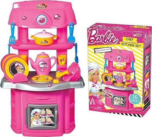 Dede Barbie Şef Mutfak Seti Kız Erkek Çocuk Oyuncak Eğitici Oyuncaklar