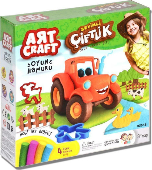 Dede Çiftlik Oyun Hamuru Seti Kız Erkek Çocuk Oyuncak Eğitici Oyuncaklar