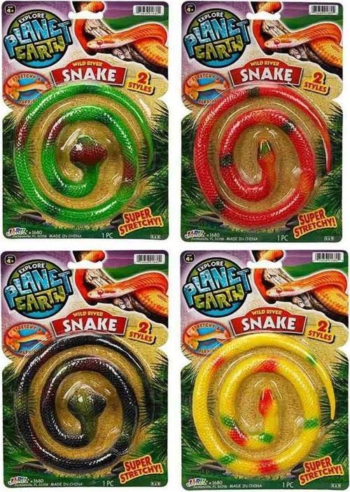 Jaru Planet Earth Streç Esnek Yılan -1adet stokta olan gönderilir Kız Erkek Çocuk Oyuncak Eğitici Oy