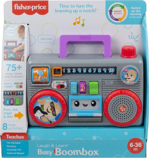 GYC04 Fisher-Price® Eğlenceli Müzik Kutusu, Türkçe-İngilizce / +6 ay Kız Erkek Çocuk Oyuncak Eğitici