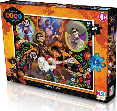 KS Coco 100 Parça Puzzle Kız Erkek Çocuk Oyuncak Eğitici Oyuncaklar