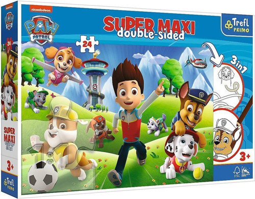 PUZZLE-41001 Super Maxi Paw Patrol 24 Parça Çocuk Puzzle Kız Erkek Çocuk Oyuncak Eğitici Oyuncaklar