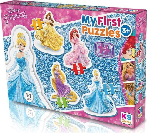 PR 10304 Prenses Benim Puzzle 4 in 1 - Ks Puzzle Kız Erkek Çocuk Oyuncak Eğitici Oyuncaklar