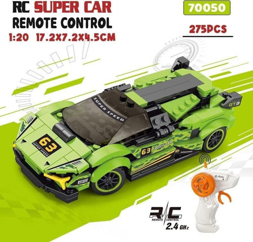 70050A 275 PCS YAPI SETİ UK LAMBORGİNİ Kız Erkek Çocuk Oyuncak Eğitici Oyuncaklar