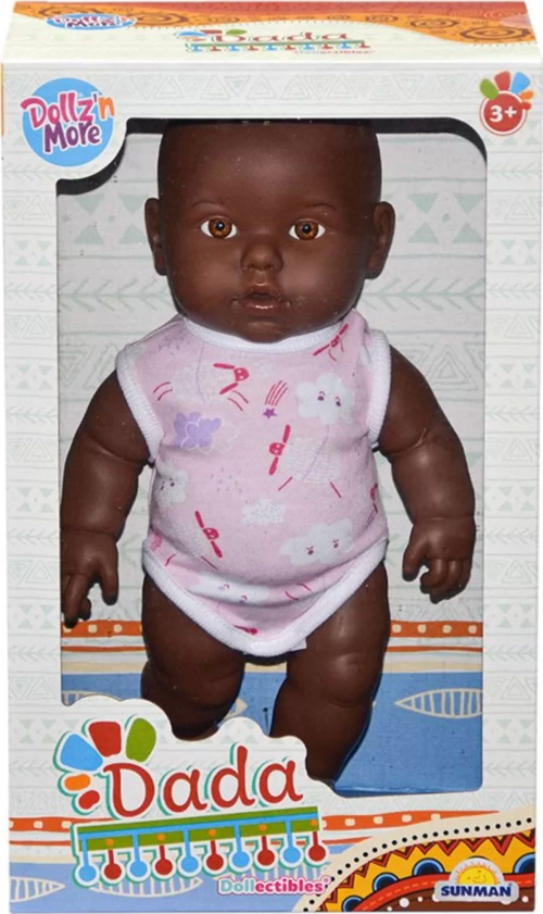 Dada Kel Et Bebek 35cm Kız Erkek Çocuk Oyuncak Eğitici Oyuncaklar