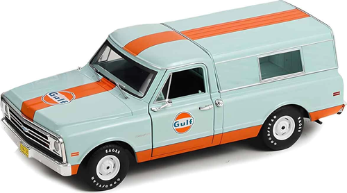 Greenlight 1:24 1968 Chevy C-10 Pickup Light Blue Kız Erkek Çocuk Oyuncak Eğitici Oyuncaklar