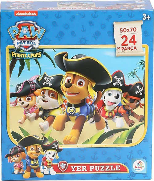 PW7934 Paw Patrol Yer Puzzle Kız Erkek Çocuk Oyuncak Eğitici Oyuncaklar