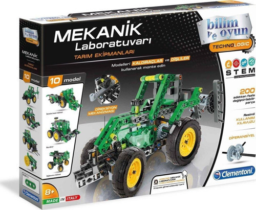 64437 Mekanik Laboratuvarı - Tarım Ekipmanları / +8 yaş Kız Erkek Çocuk Oyuncak Eğitici Oyuncaklar