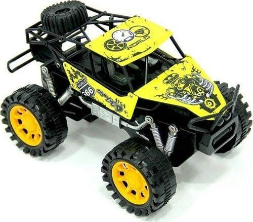 Rock Crawler Metal Büyük Sürtmeli Arazi Aracı Sarı Kız Erkek Çocuk Oyuncak Eğitici Oyuncaklar